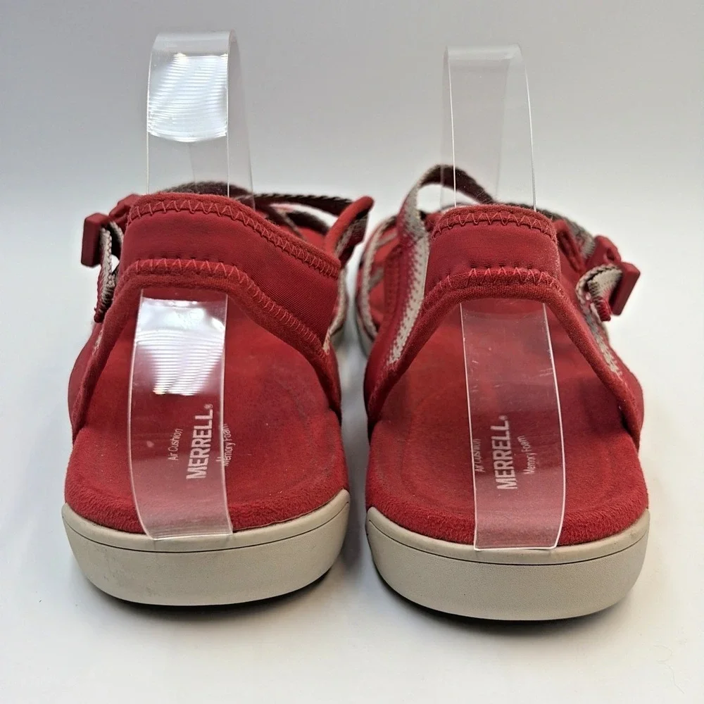 Merrell Red Chili District Muri Lattice Strap Sandals Outdoors Comfort Womens 11